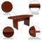 Flash Furniture Oval 35" W, 72" L, 29.5" H, Laminate Top, Red BLN-6GCCHR595M-BK-GG - alternate 3